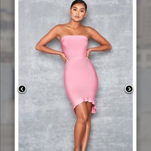 Mistress Rocks Pink Bandage Dress